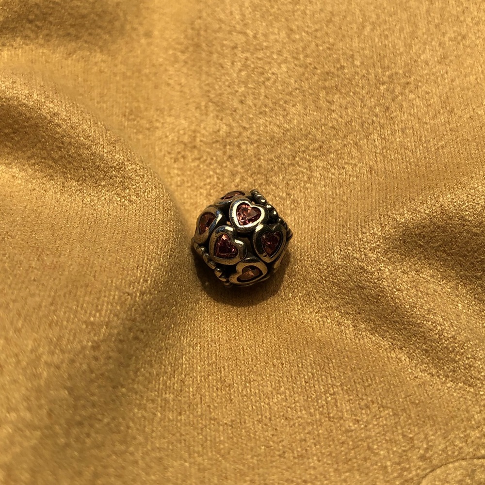 Pink Hearts Pandora Charm